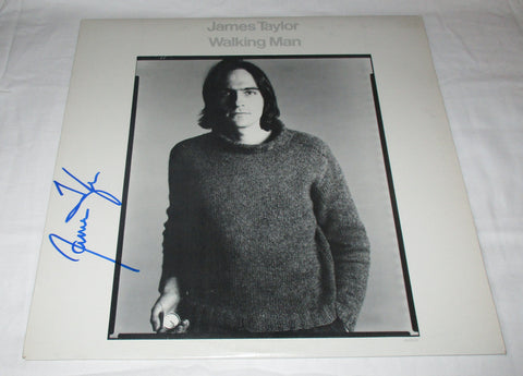 JAMES TAYLOR SIGNED WALKING MAN VINYL RECORD