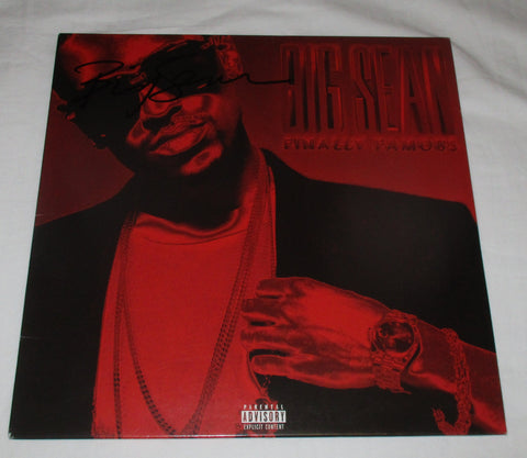 BIG SEAN SIGNED FINALLY FAMOUS VINYL RECORD JSA