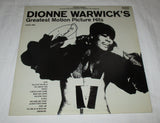 DIONNE WARWICK SIGNED GREATEST MOTION PICTURE HITS VINYL RECORD JSA