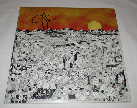 JOSHUA TILLMAN SIGNED FATHER JOHN MISTY PURE COMEDY VINYL RECORD JSA