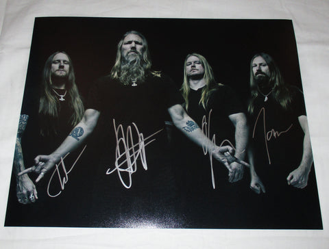 AMON AMARTH SIGNED 11X14 PHOTO