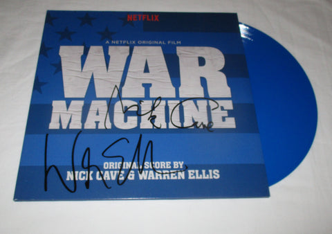 NICK CAVE & WARREN ELLIS SIGNED WAR MACHINE VINYL RECORD JSA