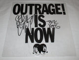 DEATH FROM ABOVE 1979 SIGNED OUTRAGE! IS NOW VINYL RECORD JSA