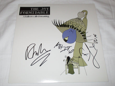 THE JOY FORMIDABLE SIGNED A BALLOON CALLED MOANING VINYL RECORD