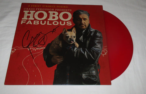 CRAIG FERGUSON SIGNED HOBO FABULOUS VINYL RECORD JSA