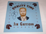 JIM GAFFIGAN SIGNED QUALITY TIME VINYL RECORD JSA