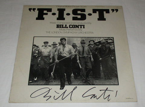BILL CONTI SIGNED F.I.S.T. VINYL RECORD JSA