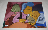 DAN CASTELLANETA & GLENN CLOSE SIGNED THE SIMPSONS 11X14 PHOTO JSA