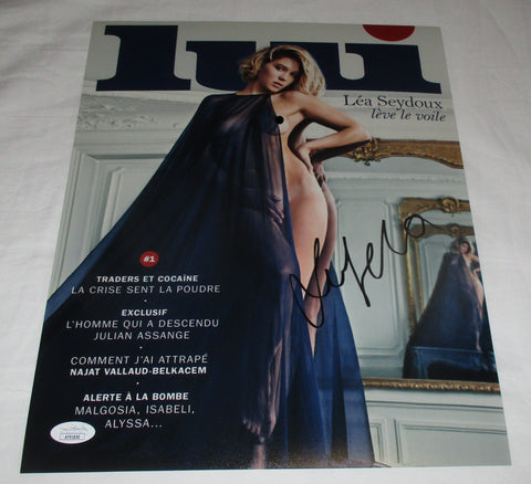 LEA SEYDOUX SIGNED LUI 11X14 PHOTO JSA