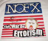 NOFX SIGNED THE WAR ON ERRORISM VINYL RECORD