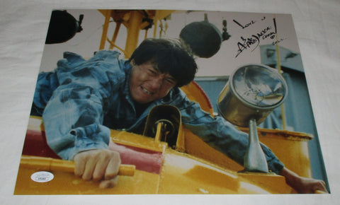 JACKIE CHAN SIGNED RUMBLE IN THE BRONX 11X14 PHOTO JSA
