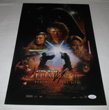 HAYDEN CHRISTENSEN SIGNED STAR WARS EPISODE III 12X18 MOVIE POSTER JSA