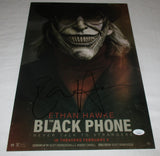 ETHAN HAWKE SIGNED THE BLACK PHONE 12X18 MOVIE POSTER JSA
