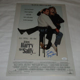 BILLY CRYSTAL SIGNED WHEN HARRY MET SALLY... 12X18 MOVIE POSTER 2 JSA