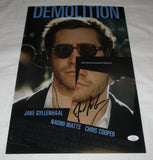 JEAN-MARC VALLEE SIGNED DEMOLITION 12X18 MOVIE POSTER JSA