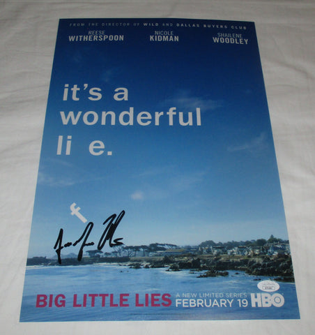 JEAN-MARC VALLEE SIGNED BIG LITTLE LIES 12X18 POSTERV JSA
