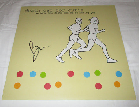 BEN GIBBARD SIGNED DEATH CAB FOR CUTIE WE HAVE THE FACTS AND WE'RE VOTING YES VINYL RECORD