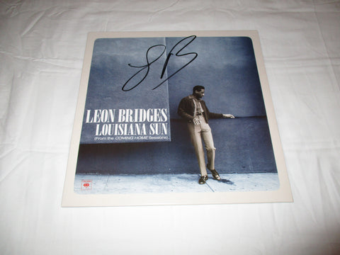 LEON BRIDGES SIGNED LOUISIANA SUN 10" VINYL RECORD