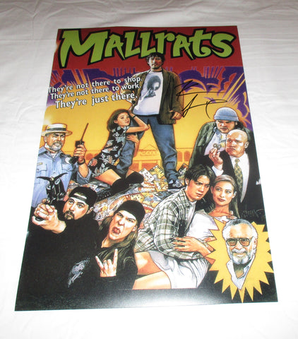 KEVIN SMITH SIGNED MALLRATS 12X18 MOVIE POSTER