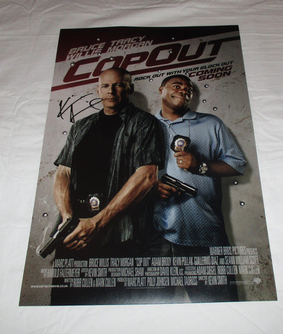 KEVIN SMITH SIGNED COP OUT 12X18 MOVIE POSTER