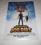 DAVID SPADE SIGNED THE ADVENTURES OF JOE DIRT 12X18 MOVIE POSTER