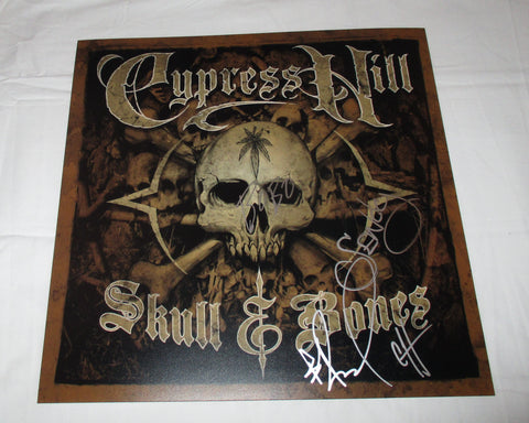 CYPRESS HILL SIGNED SKULL & BONES 12X12 PHOTO