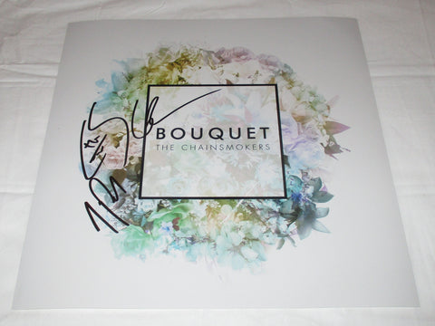 THE CHAINSMOKERS SIGNED BOUQUET 12X12 PHOTO