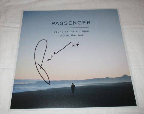 MIKE ROSENBERG SIGNED PASSENGER YOUNG AS THE MORNING OLD AS THE SEA 12X12 PHOTO