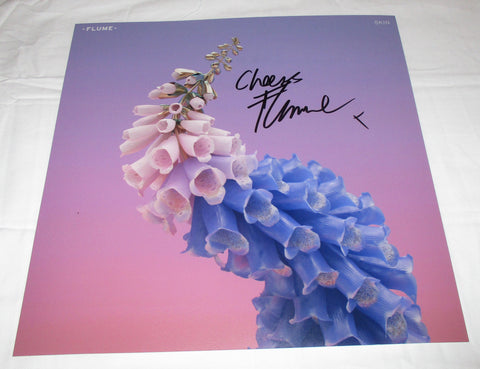 FLUME SIGNED SKIN 12X12 PHOTO HARLEY EDWARD STRETEN