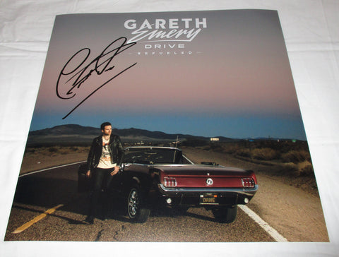 GARETH EMERY SIGNED DRIVE REFUELED 12X12 PHOTO