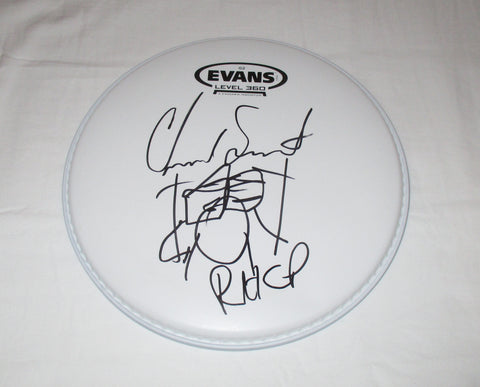 CHAD SMITH SIGNED RED HOT CHILI PEPPERS 10" DRUMHEAD