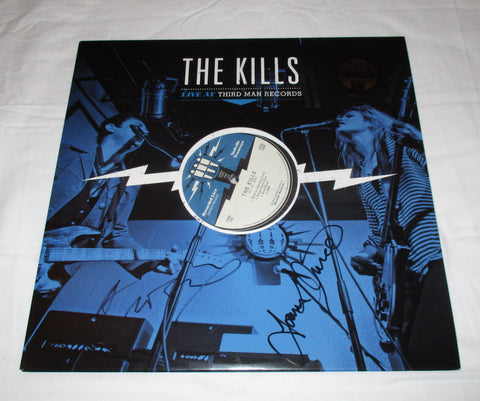 THE KILLS SIGNED LIVE AT THIRD MAN RECORD VINYL RECORD