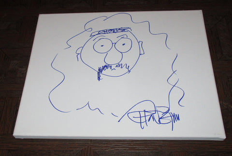 TOMMY CHONG SIGNED 11X14 STRETCHED CANVAS SKETCH 2