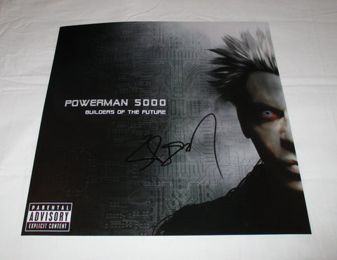 SPIDER ONE SIGNED POWERMAN 5000 BUILDERS OF THE FUTURE 12X12 PHOTO