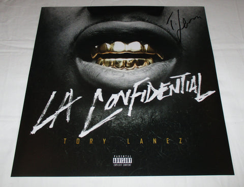 TORY LANEZ SIGNED LA CONFIDENTIAL 12X12 PHOTO