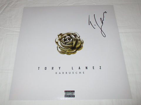 TORY LANEZ SIGNED KARRUECHE 12X12 PHOTO