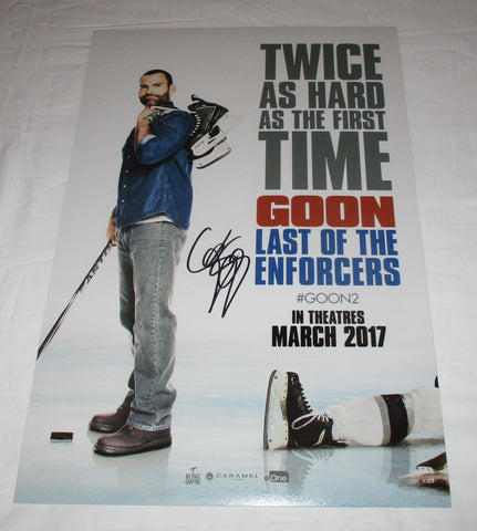 SEANN WILLIAM SCOTT SIGNED GOON LAST OF THE ENFORCERS 12X18 MOVIE POSTER