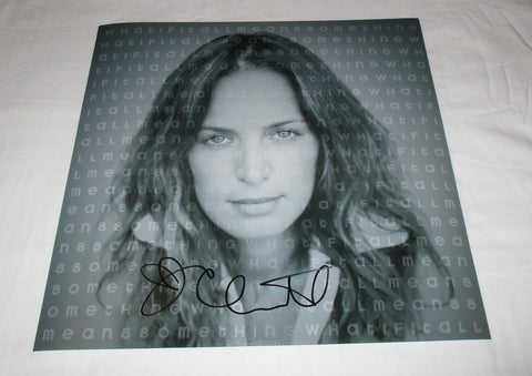 CHANTAL KREVIAZUK SIGNED WHAT IF IT ALL MEANS SOMETHING 12X12 PHOTO