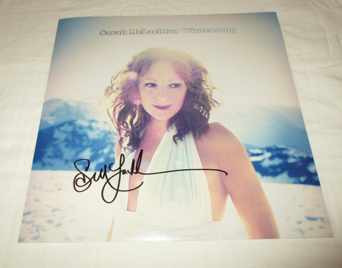 SARAH MCLACHLAN SIGNED WINTERSONG 12X12 PHOTO