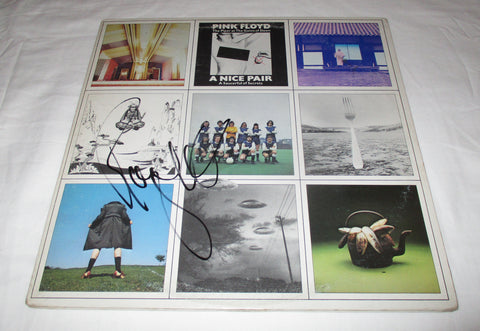 ROGER WATERS SIGNED PINK FLOYD A NICE PAIR VINYL RECORD