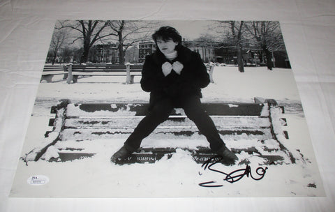 BONO SIGNED U2 11X14 PHOTO 6 JSA