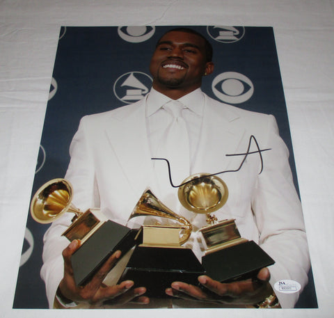 KANYE WEST SIGNED 11X14 PHOTO JSA