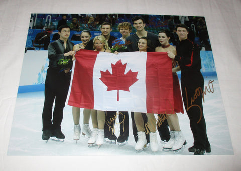 2014 CANADIAN OLYMPIC FIGURE SKATING TEAM SIGNED 11X14 PHOTO 2