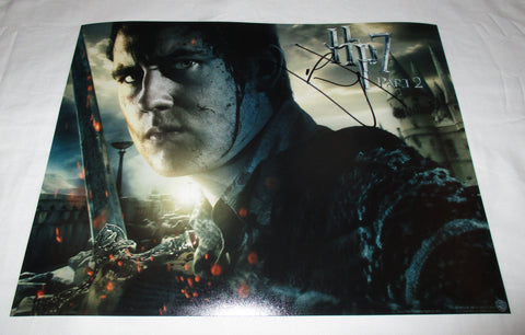 MATTHEW LEWIS SIGNED HARRY POTTER 11X14 PHOTO