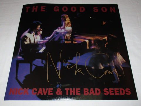 NICK CAVE SIGNED THE GOOD SON 12X12 PHOTO