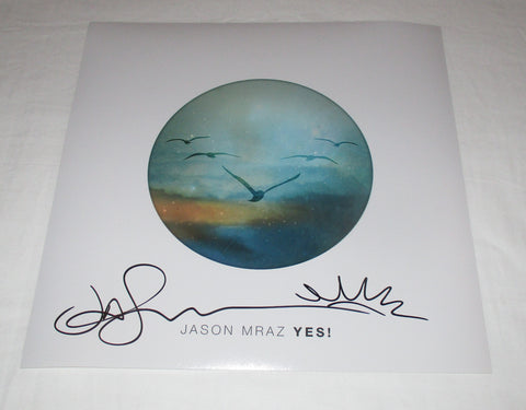 JASON MRAZ SIGNED YES! 12X12 PHOTO