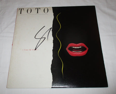 STEVE LUKATHER SIGNED TOTO ISOLATION VINYL RECORD