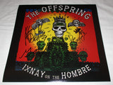 THE OFFSPRING SIGNED IXNAY ON THE HOMBRE 12X12 PHOTO