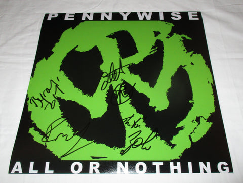 PENNYWISE SIGNED ALL OR NOTHING 12X12 PHOTO