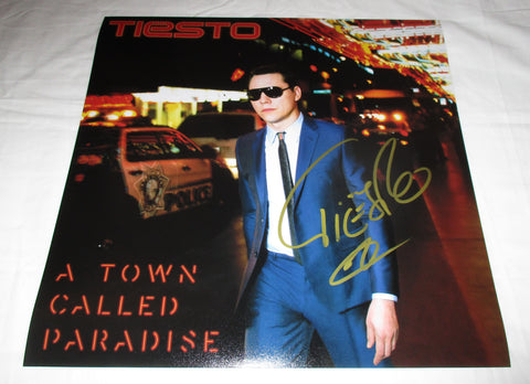 TIESTO SIGNED A TOWN CALLED PARADISE 12X12 PHOTO
